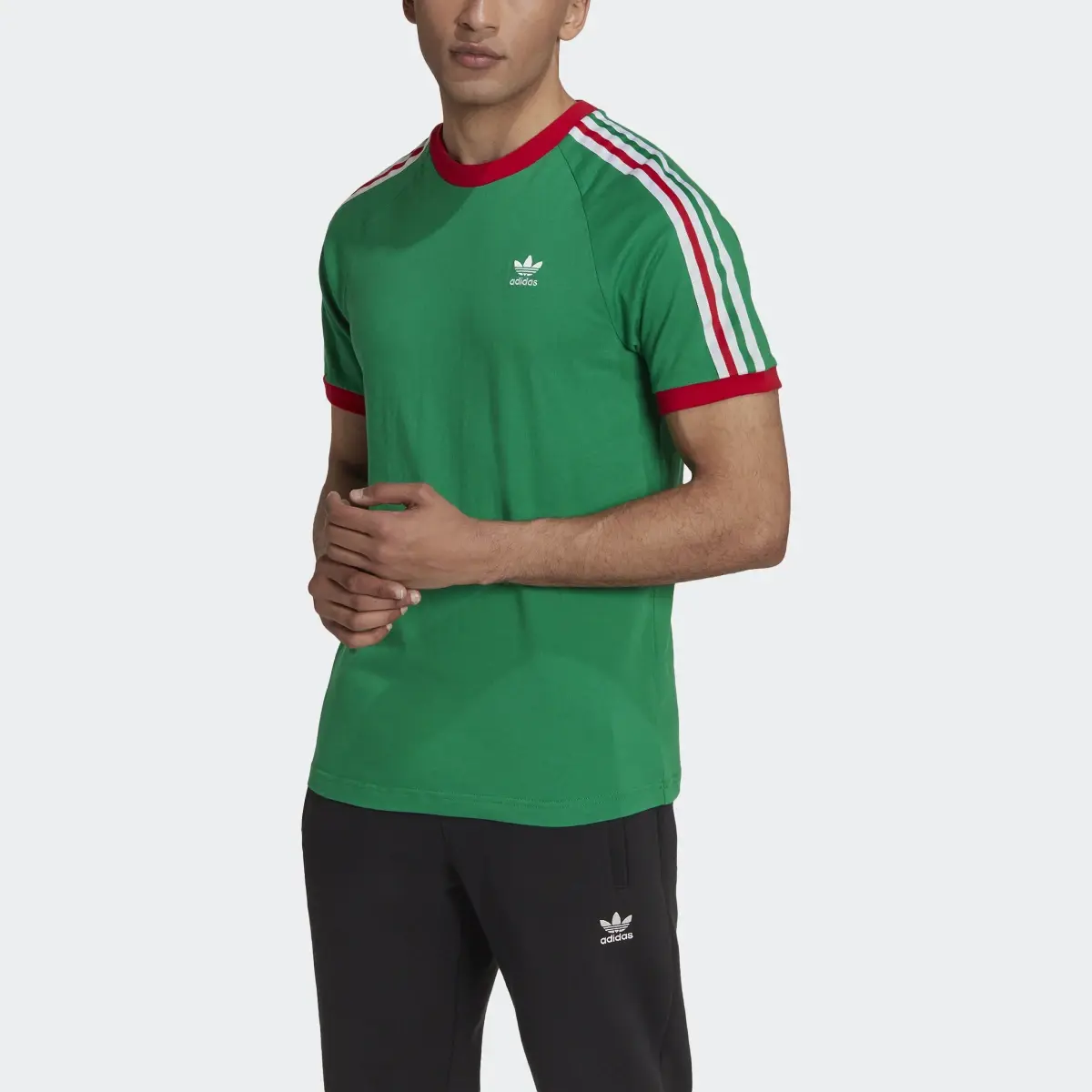 Adidas Playera 3 franjas. 1