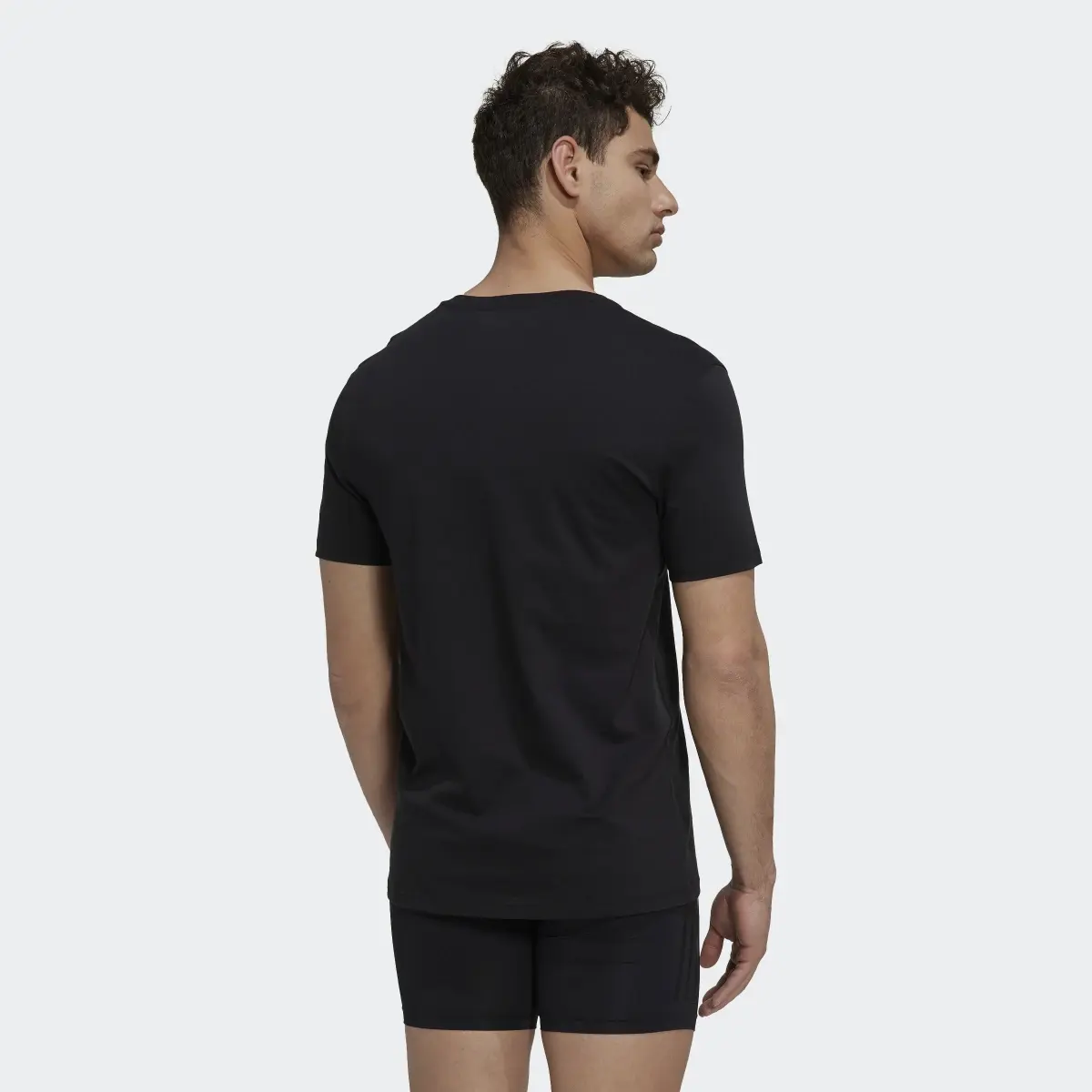 Adidas Active Flex Cotton V-Neck Shirt Underwear. 3