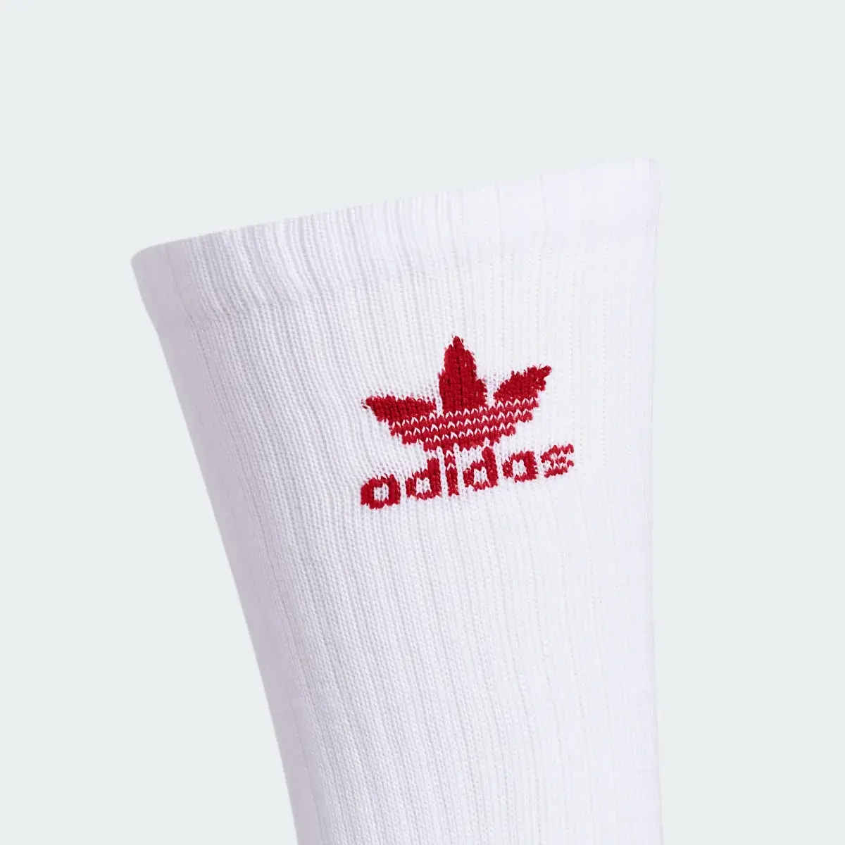 Adidas Trefoil Crew Socks 6 Pairs. 3