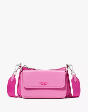 Double Up Patent Leather Crossbody