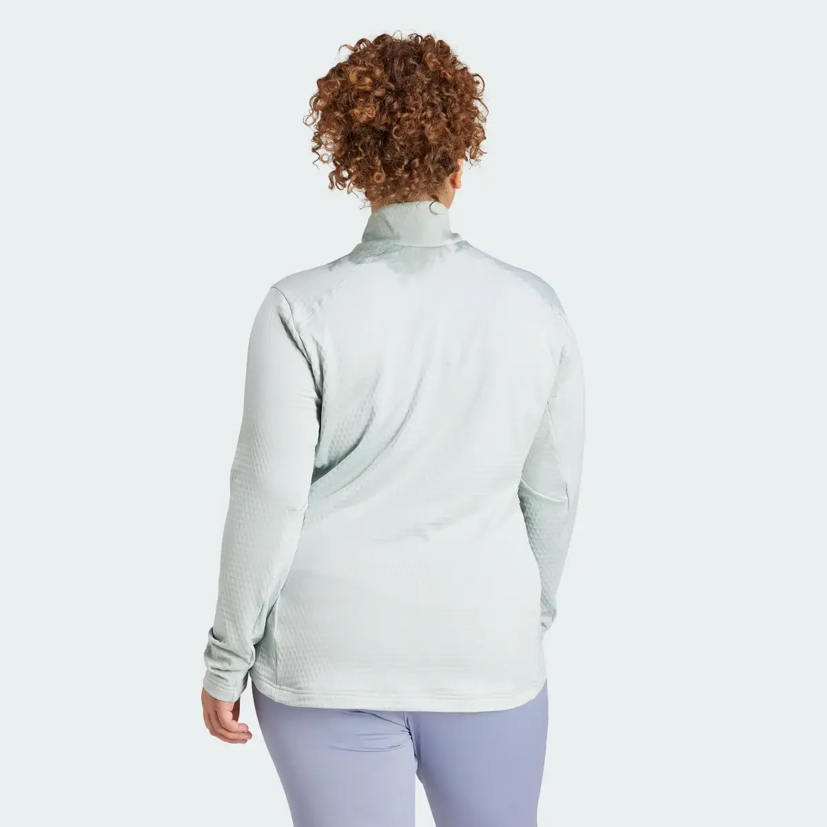 Adidas Terrex Multi Light Fleece Full-Zip Jacket (Plus Size). 3