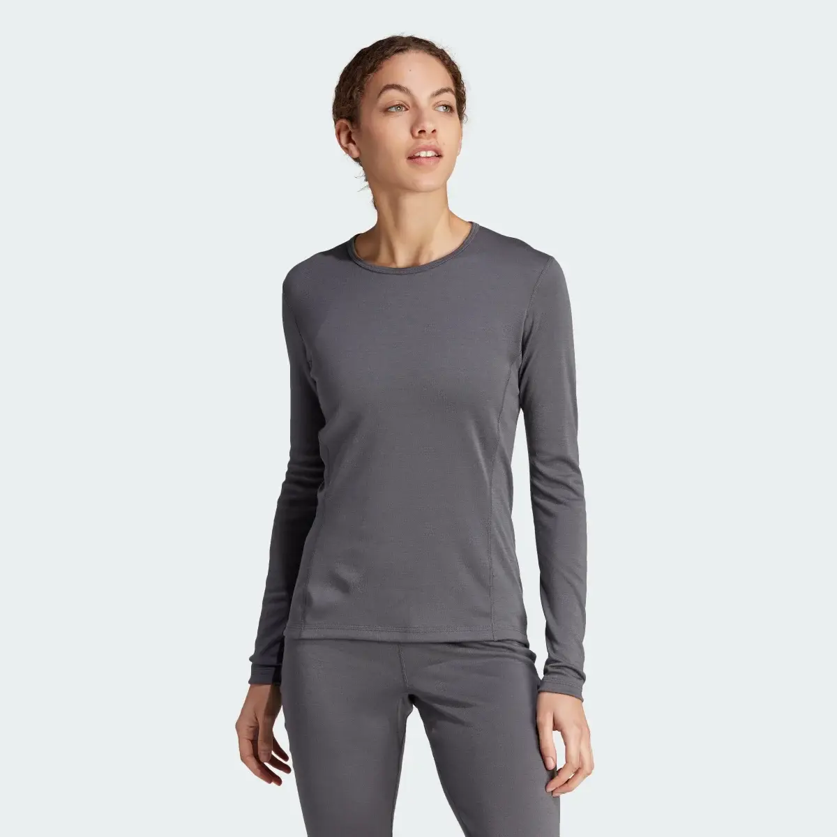 Adidas MAGLIA XPERIOR MERINO 260 BASE LAYER LONG SLEEVE. 2