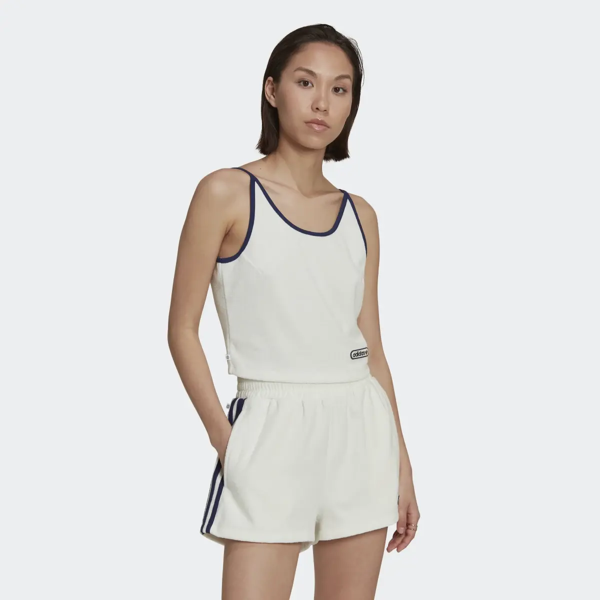 Adidas Short Towel Terry Tank Top. 2