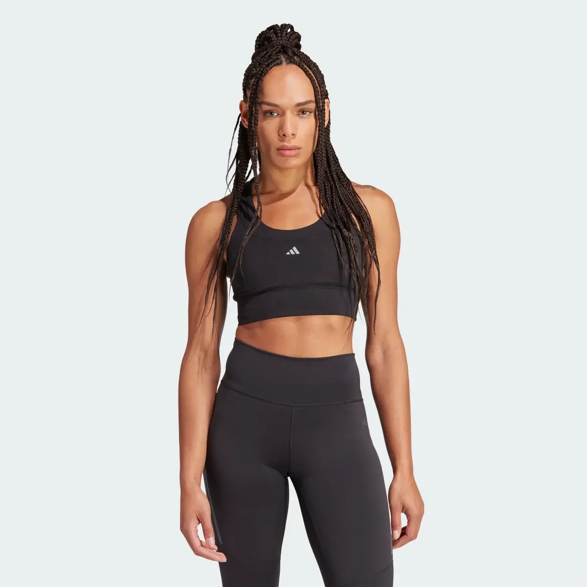 Adidas Run Pocket Medium-Support Bra. 2