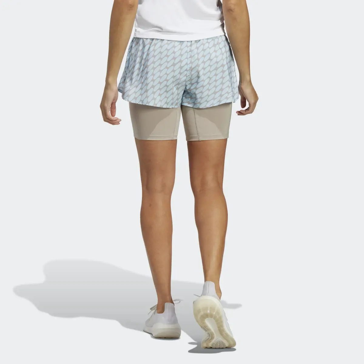 Adidas Shorts de Running 2 en 1 adidas x Marimekko Run Icons Logo 3 Barras. 2