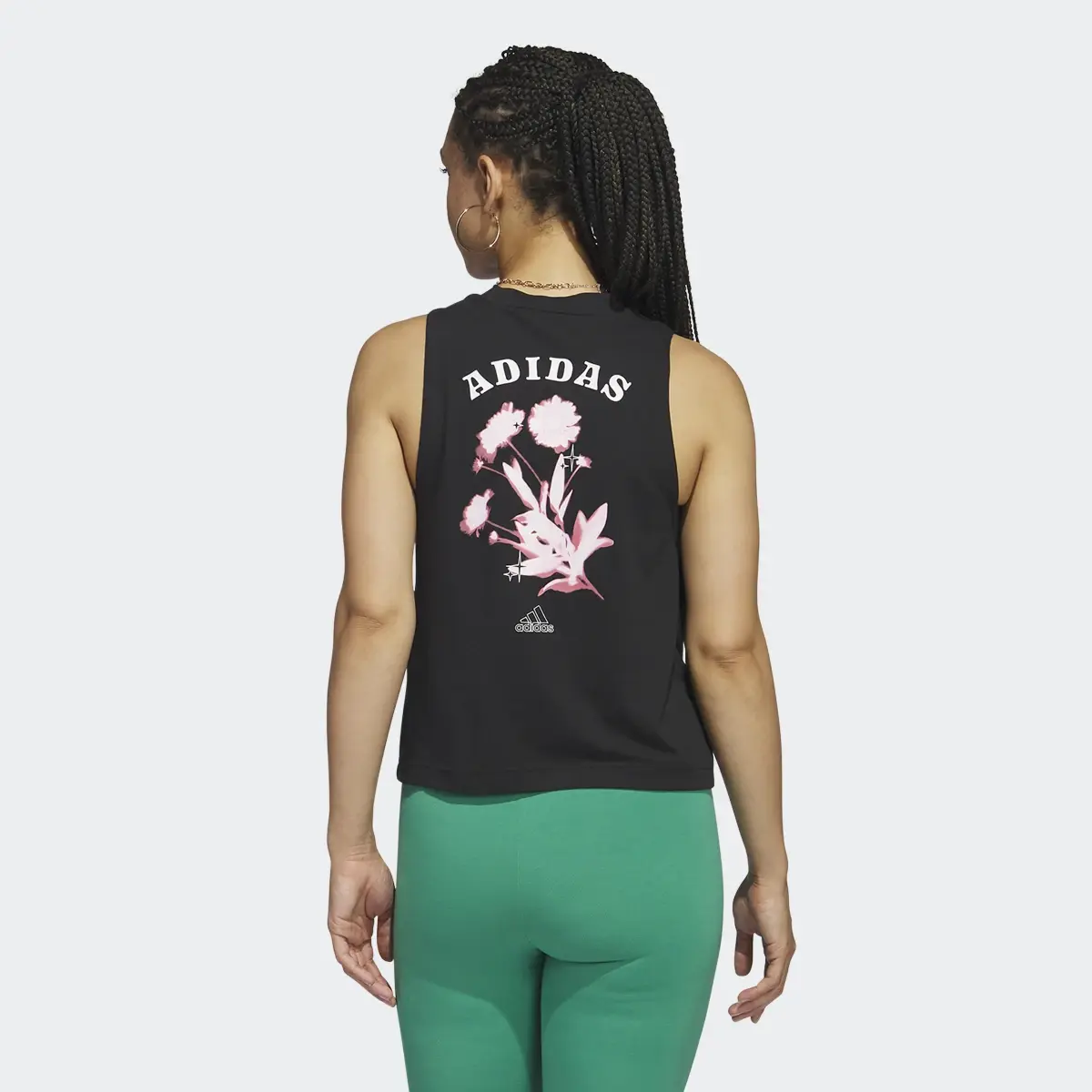 Adidas Bloom Knotted Tank Top. 3