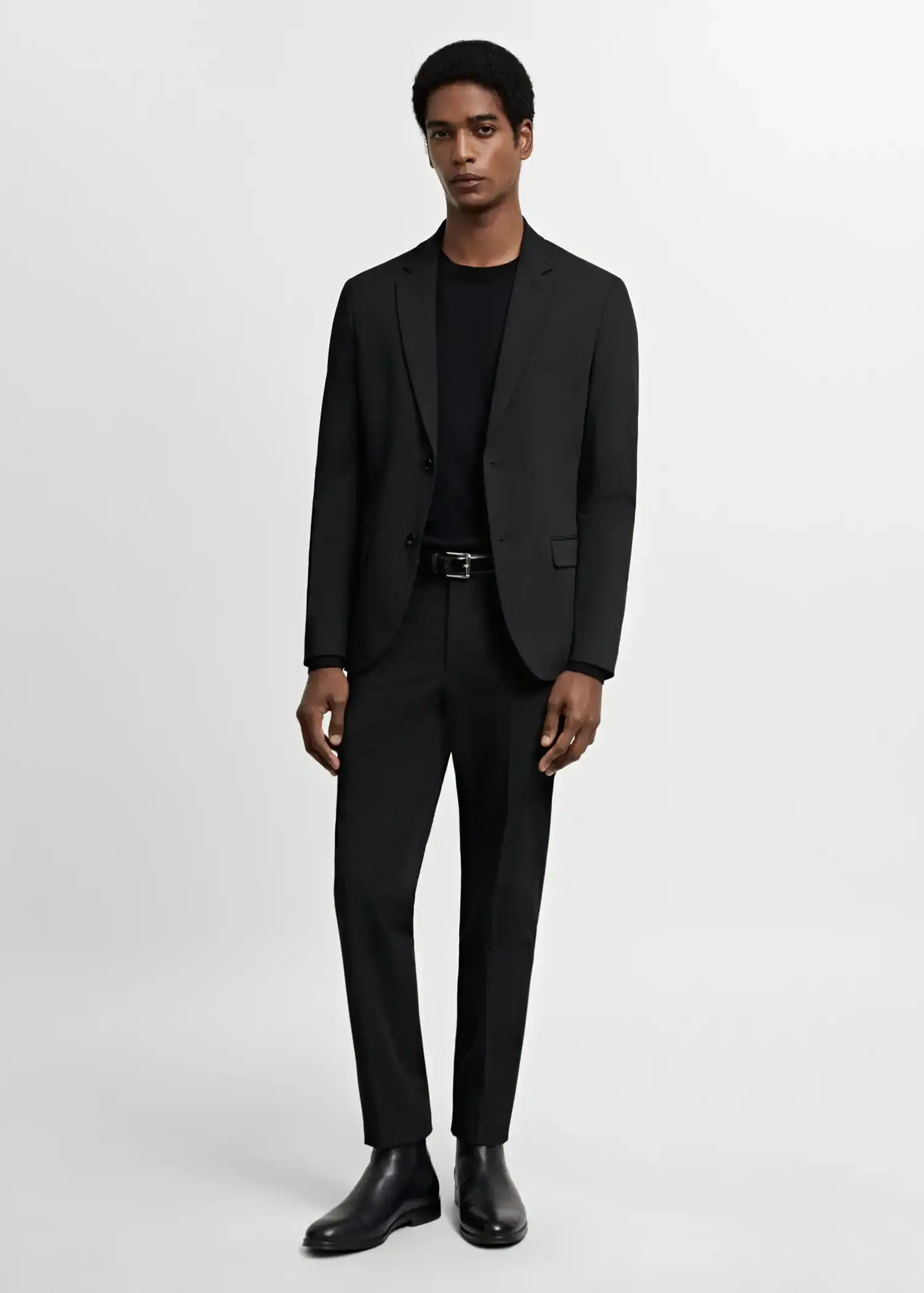 Mango Super slim-fit suit blazer in stretch fabric. 2