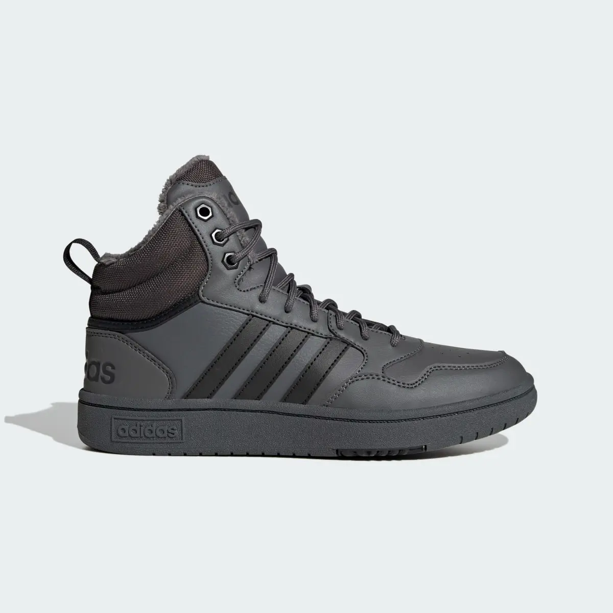 Adidas Hoops 3.0 Mid Lifestyle Basketball Classic Fur Lining Winterized Schuh. 2