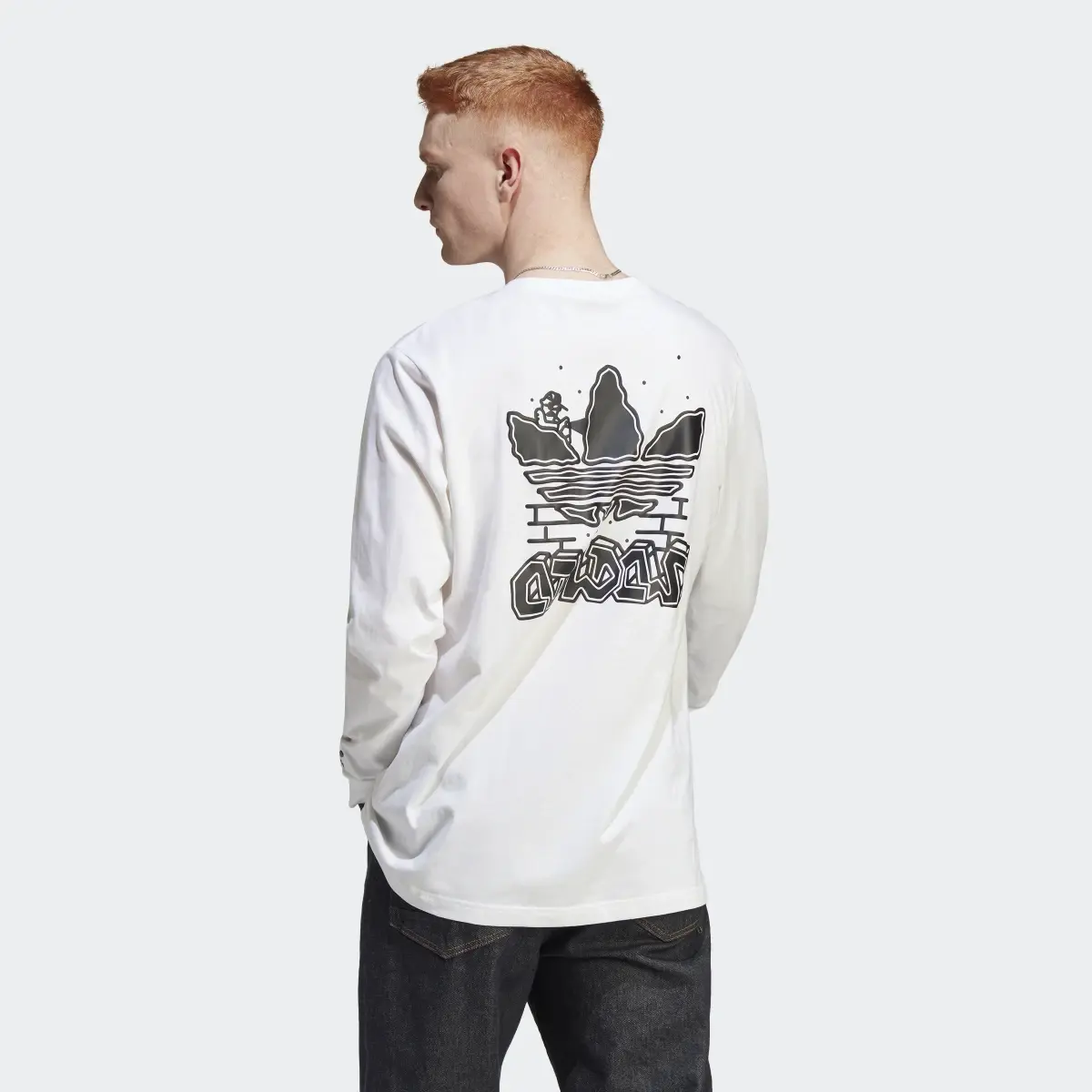 Adidas Hack the Elite Graphic Long Sleeve Tee. 3