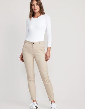 High-Waisted Wow Skinny Pants beige