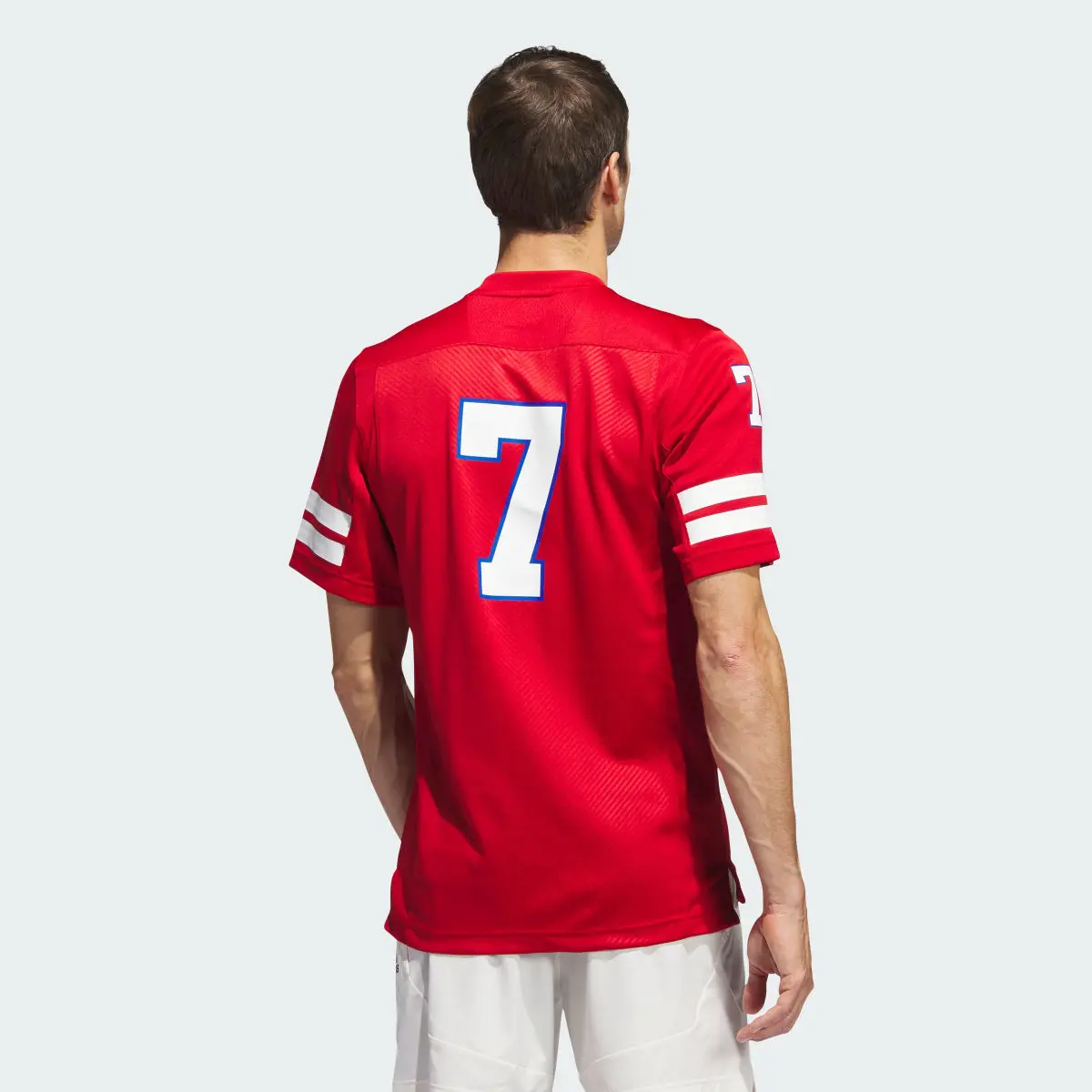 Adidas Nebraska Football Off-Field 100th Anniversary Jersey. 3