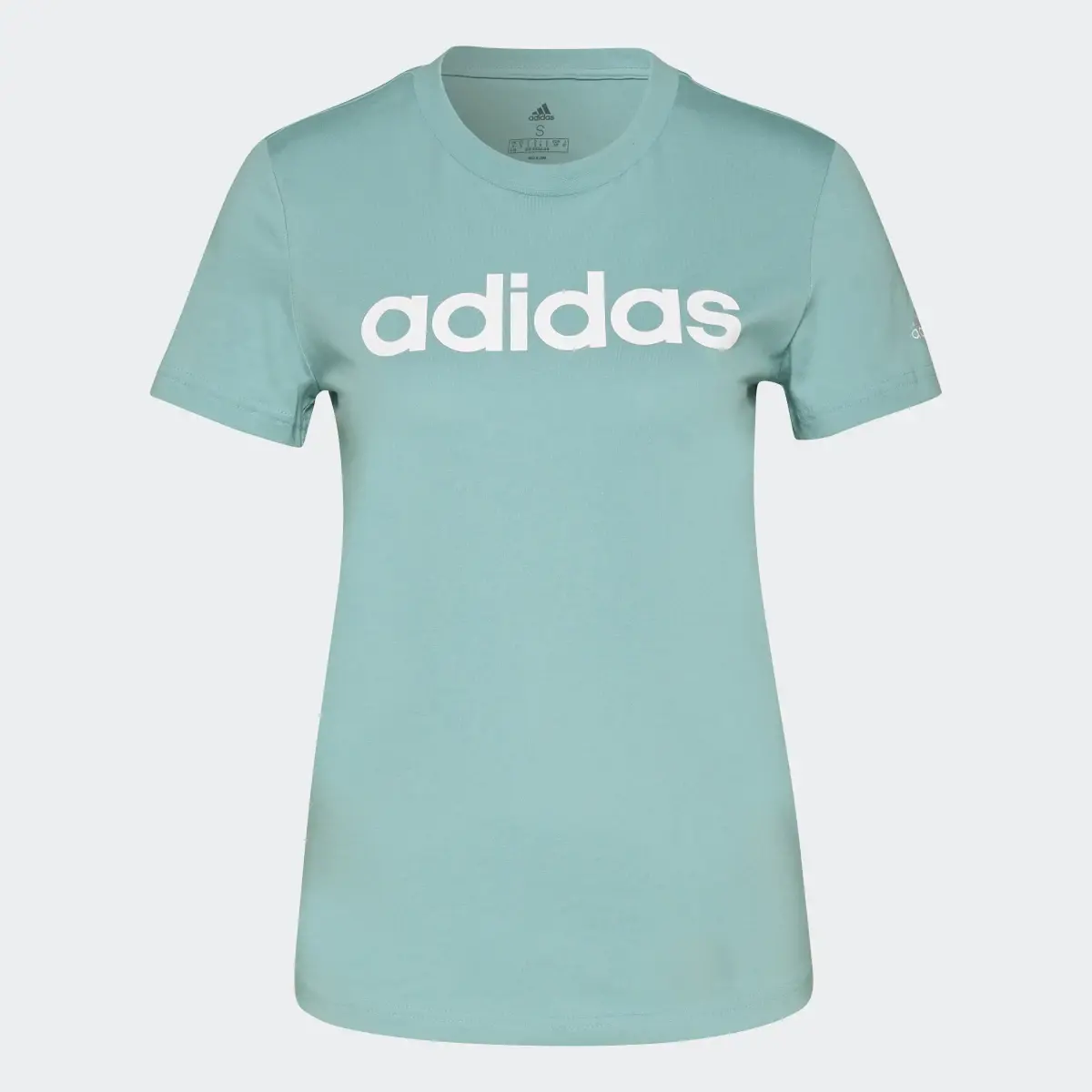 Adidas LOUNGEWEAR Essentials Slim Logo Tişört. 1