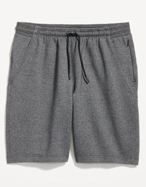Dynamic Fleece Sweat Shorts -- 9-inch inseam gray