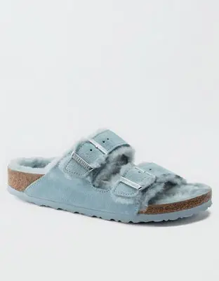 American Eagle Birkenstock Women's Arizona Shearling Sandal. 1