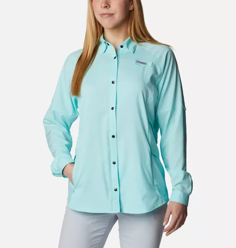 Columbia Women's PFG Cool Release Airgill™ Long Sleeve Shirt. 1