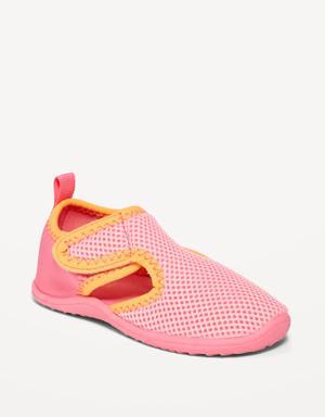 Mesh Swim Shoes for Toddler Girls pink