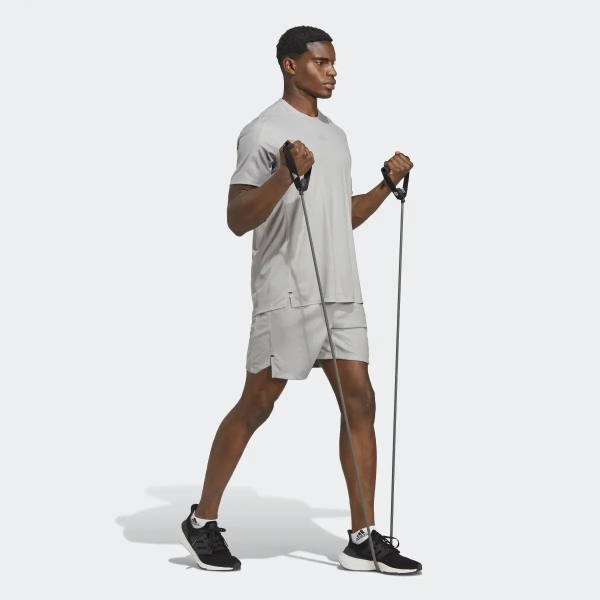 Adidas Workout PU Print Shorts. 3