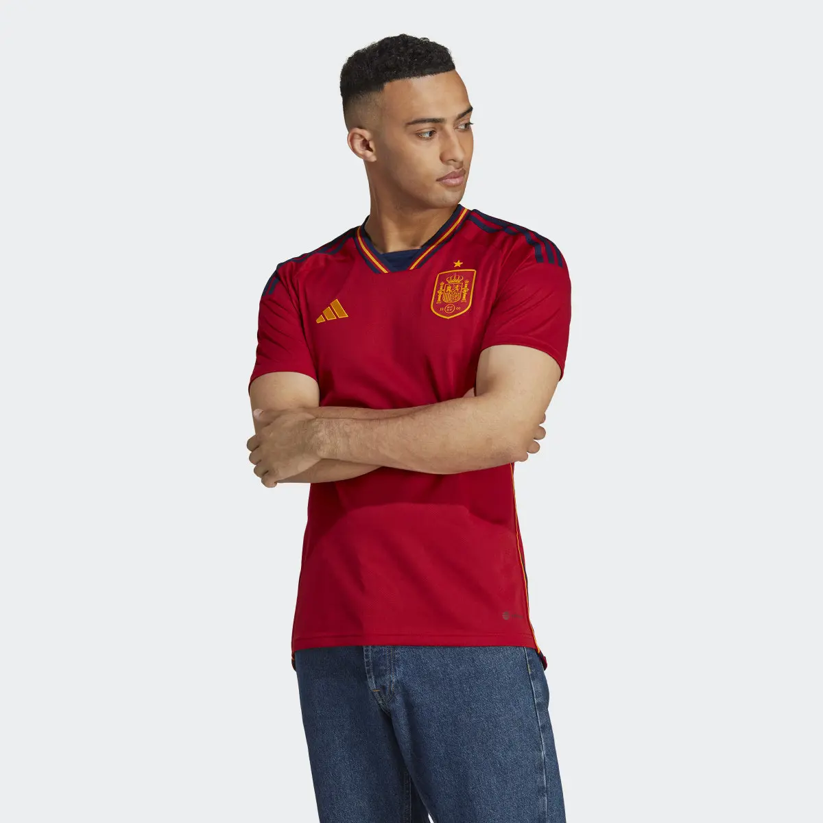 Adidas Spain 22 Home Jersey. 2