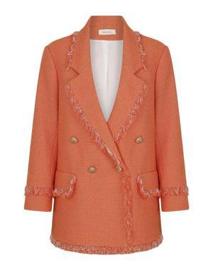 Frayed Cotton-Blend Tweed Blazer