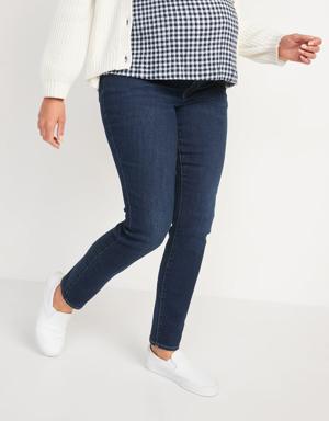 Maternity Low-Panel Pop Icon Skinny Jeans blue
