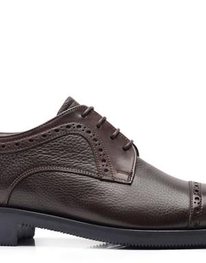 Kahverengi Klasik Bağcıklı Erkek Ayakkabı -11909-