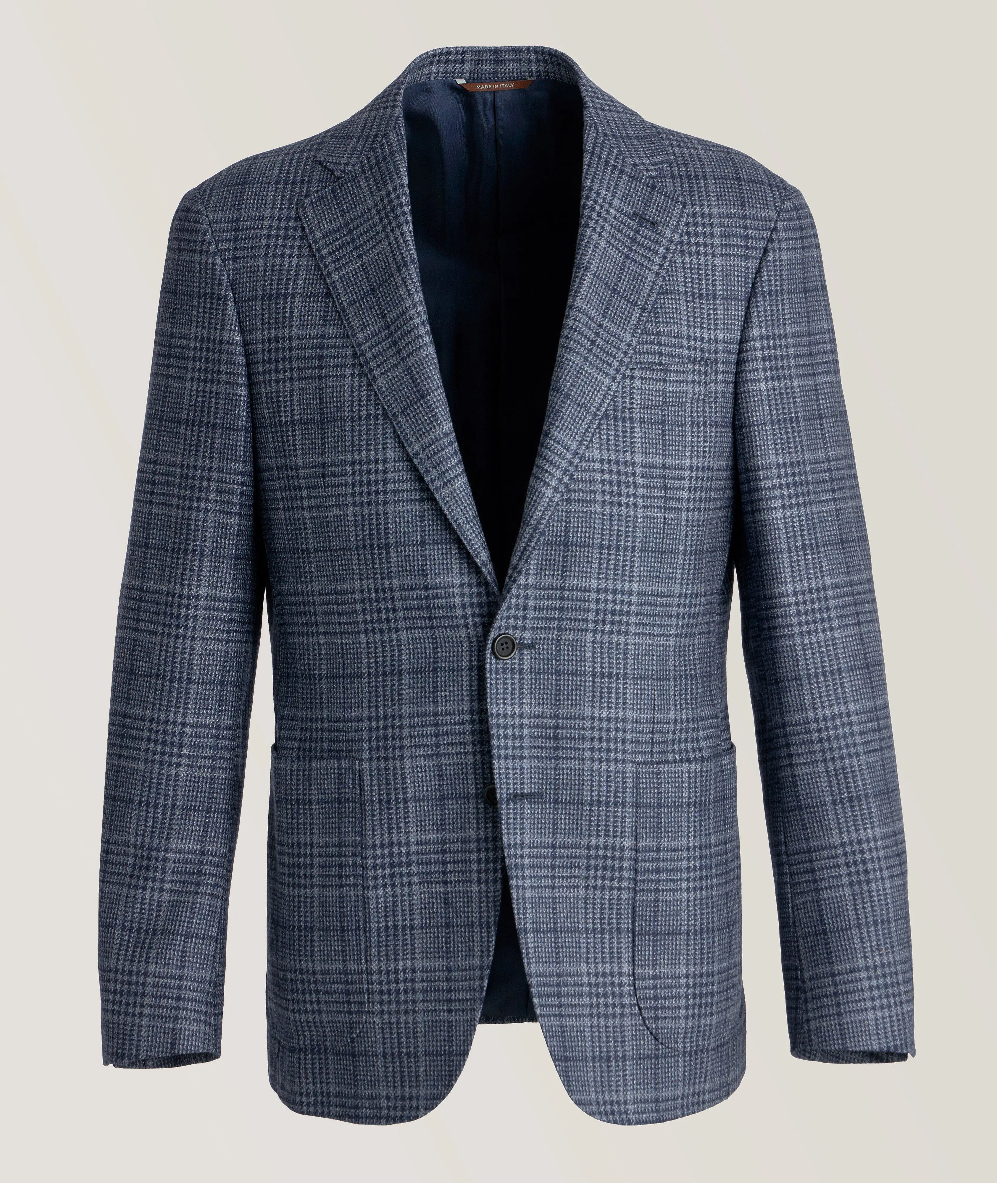 Harry Rosen Kei Slim-Fit Checked Sport Jacket. 1