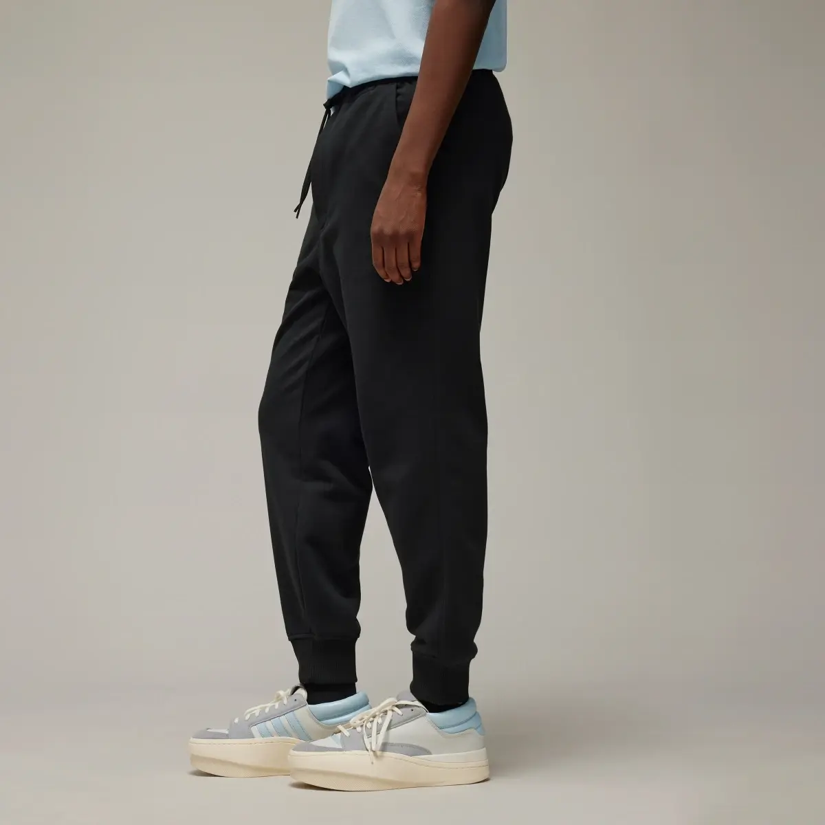 Adidas Y-3 French Terry Cuffed Pants. 2