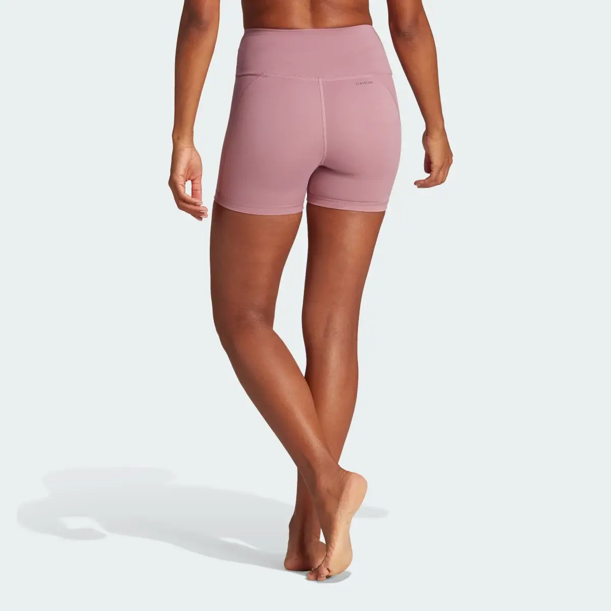 Adidas Yoga Essentials High-Waisted Short Leggings. 2