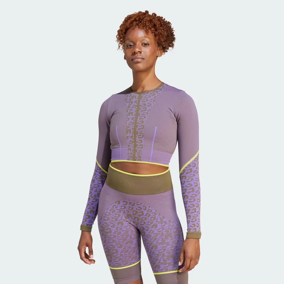 Adidas by Stella McCartney TrueStrength Seamless Yoga Long Sleeve Top. 2