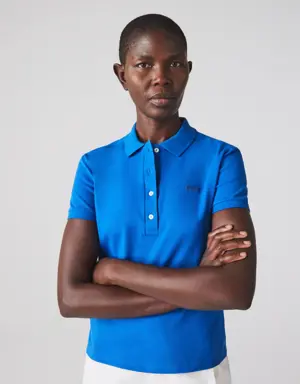 Lacoste Polo Lacoste en piqué de algodón stretch para mujer