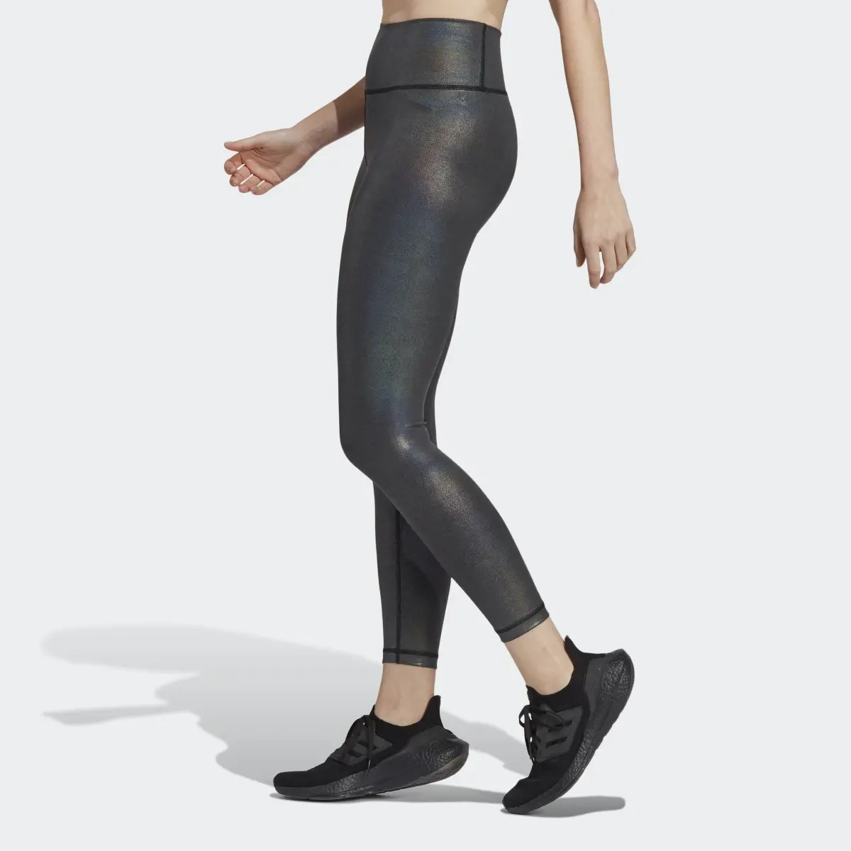 Adidas Optime Training Shine 7/8 Leggings. 2