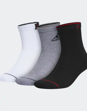 Cushioned Sport High Quarter Socks 3 Pairs