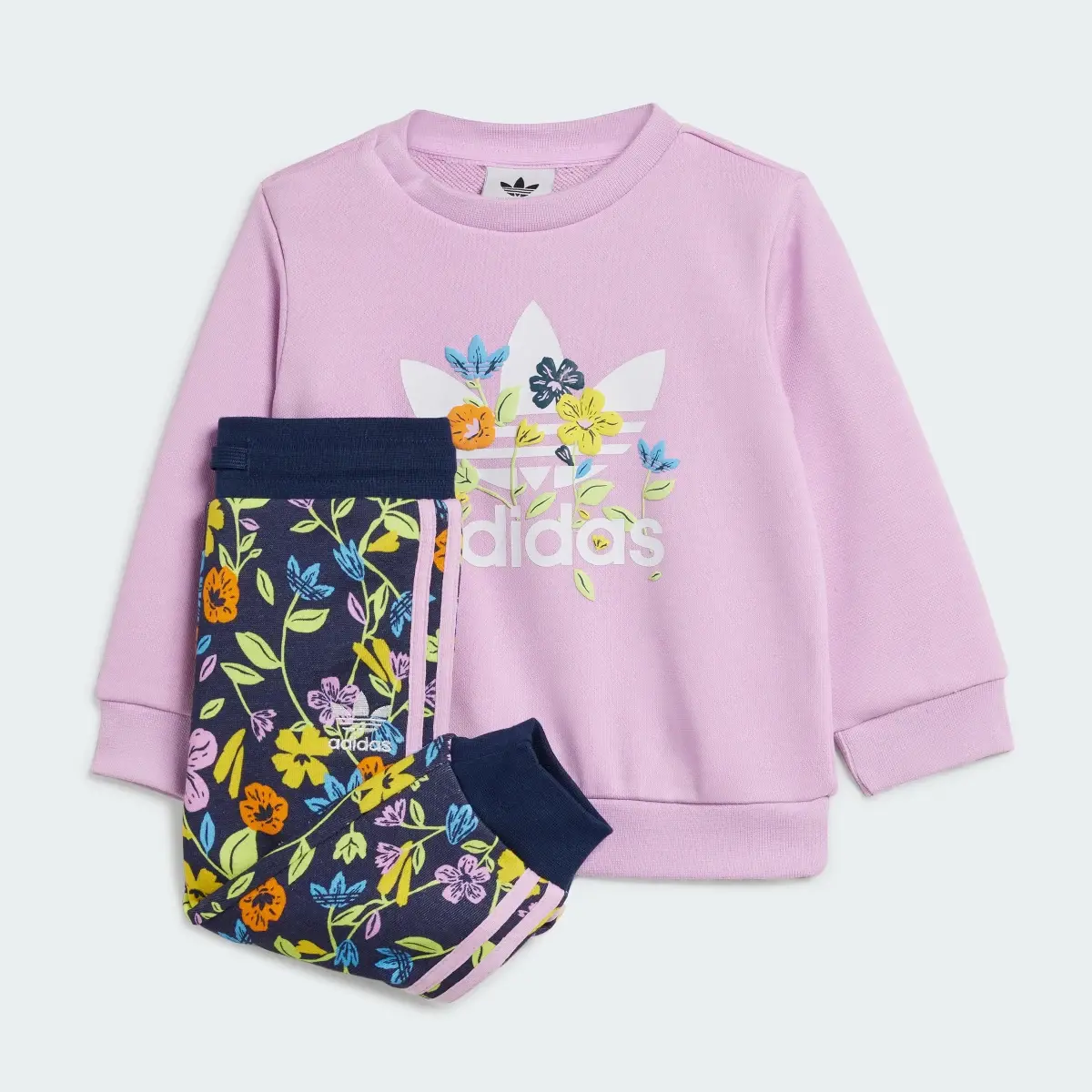 Adidas Floral Crew Set. 2