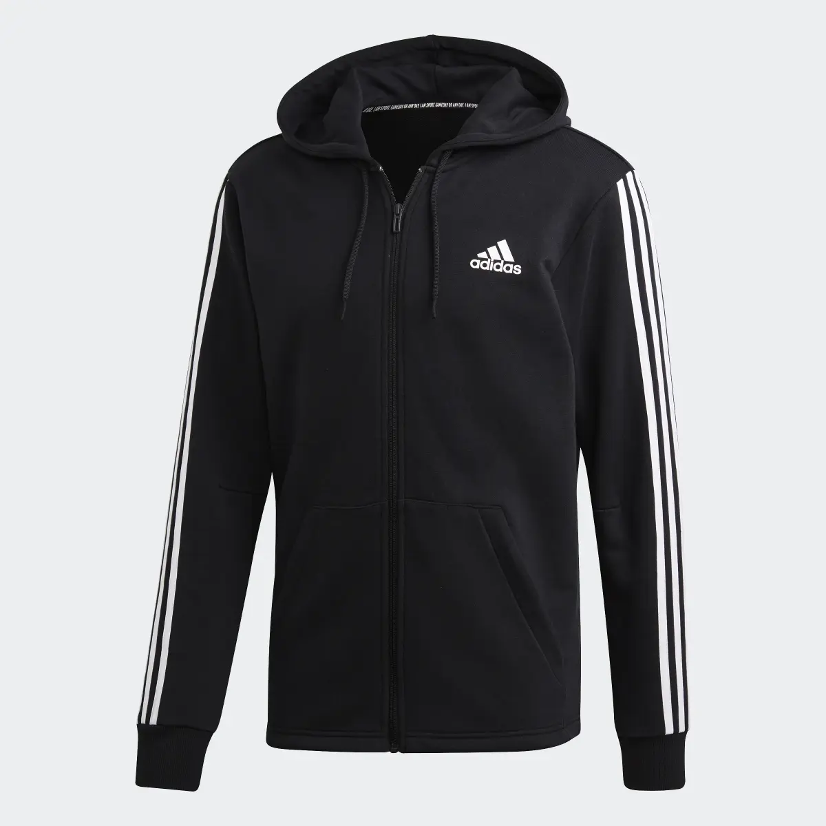Adidas Must Haves 3-Stripes French Terry Hoodie. 1