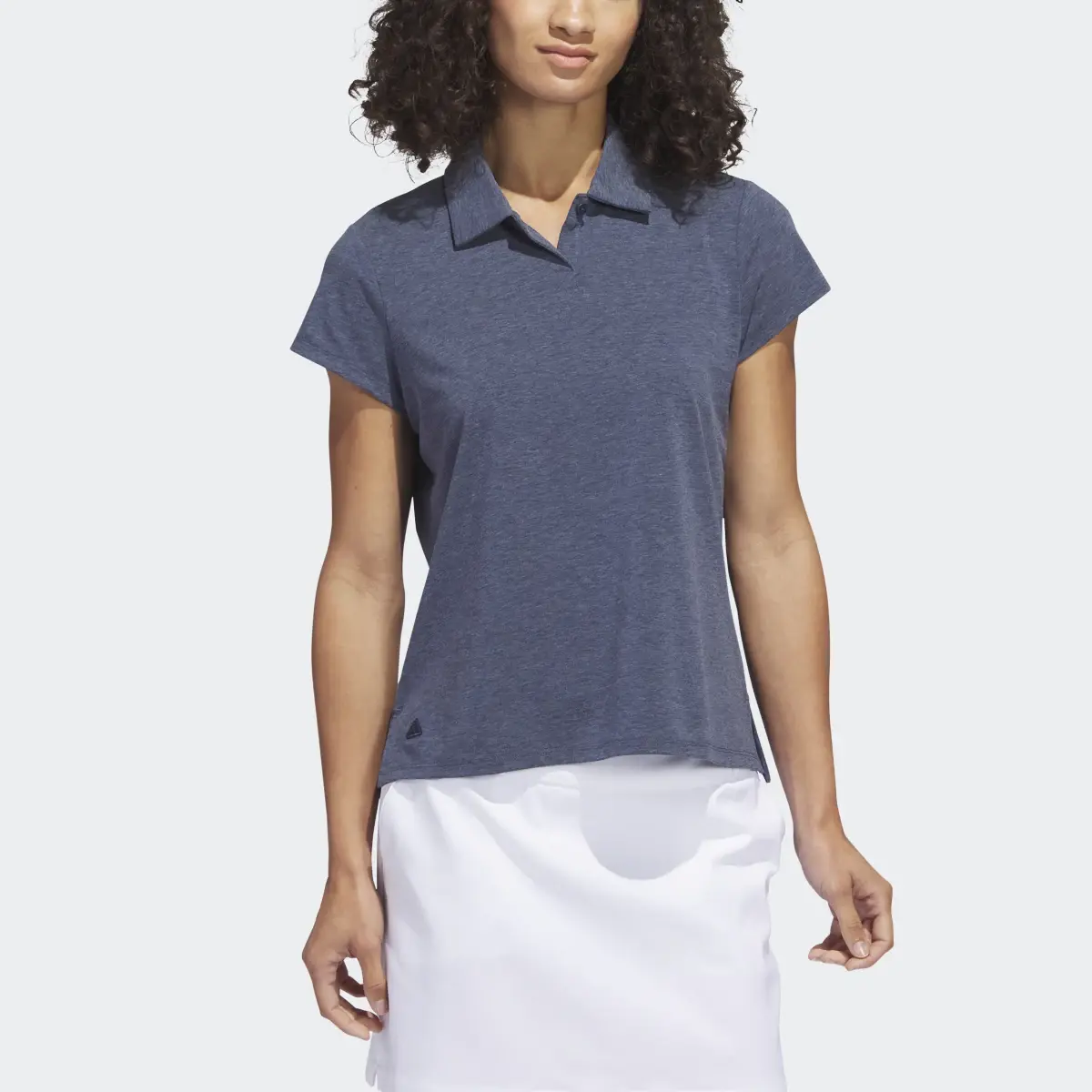 Adidas Go-To Heathered Polo Shirt. 1