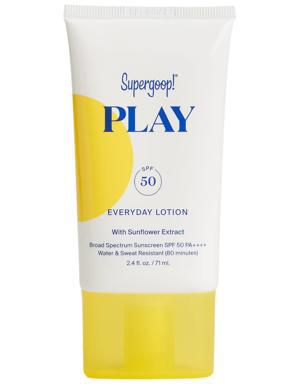 Play Everyday Lotion SPF 50 by Supergoop white