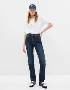 Gap High Rise ’90s Straight Jeans blue