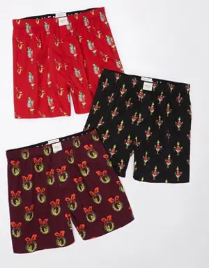 O Grinch Stretch Boxer Short 3-Pack