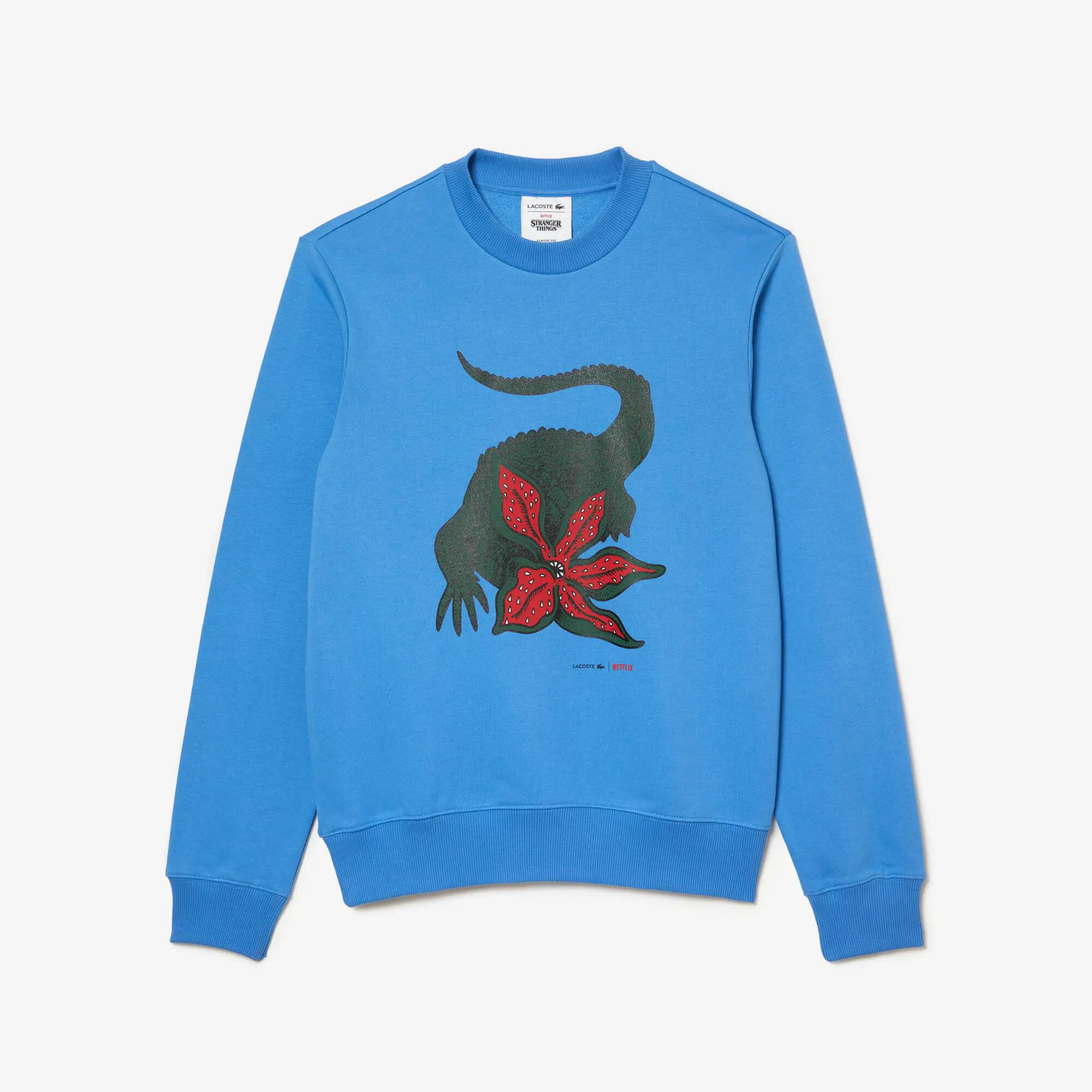 Lacoste Men’s Lacoste x Netflix Organic Cotton Fleece Print Sweatshirt. 2