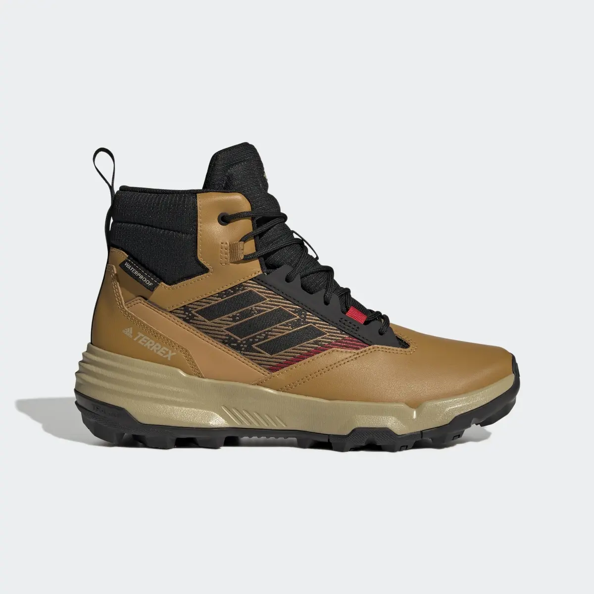 Adidas Unity Leather Mid RAIN.RDY Hiking Shoes. 2