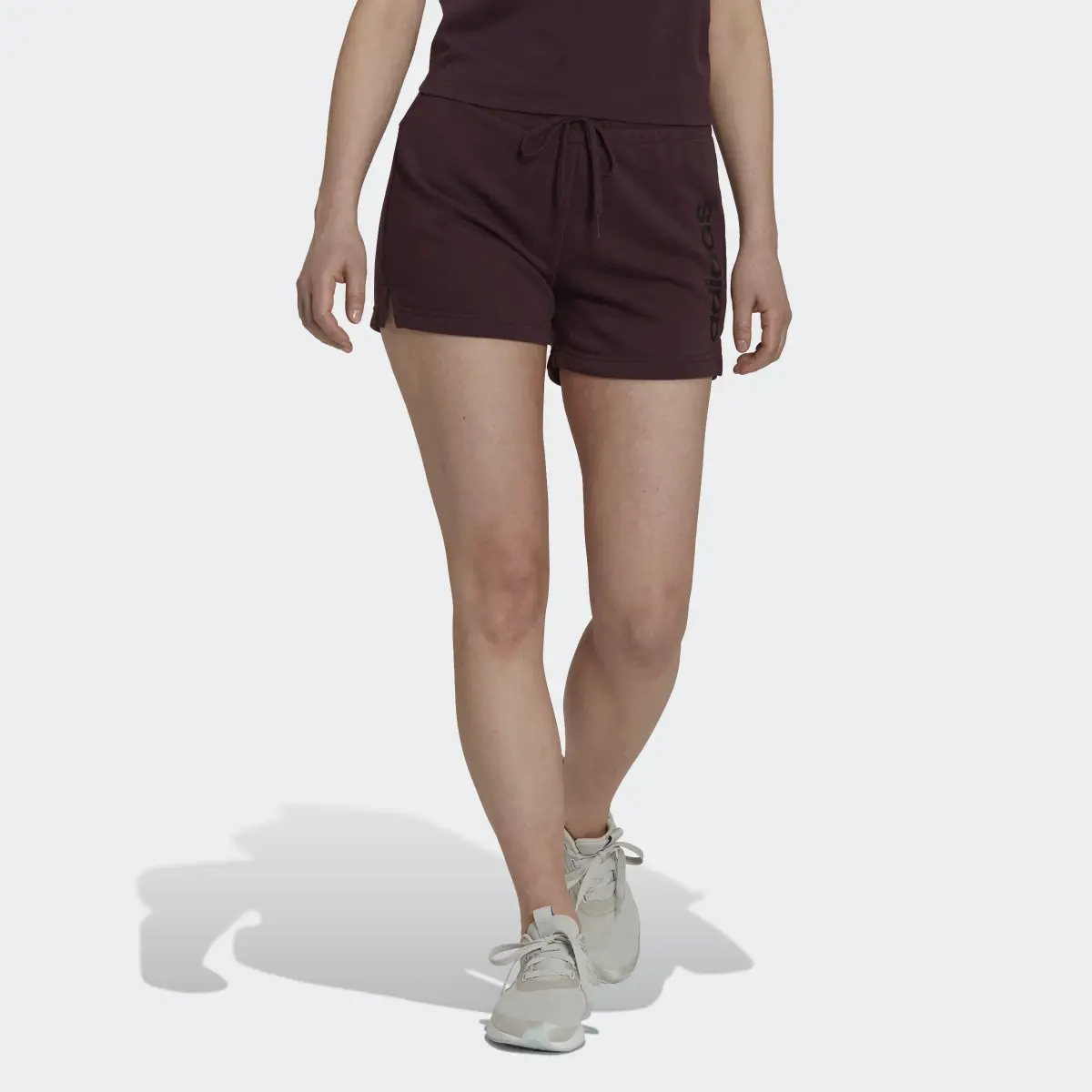 Adidas Essentials Slim Logo Shorts. 1