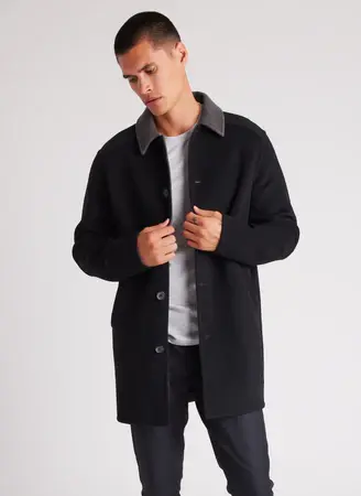 Kit And Ace Stellar Double Wool Coat. 1