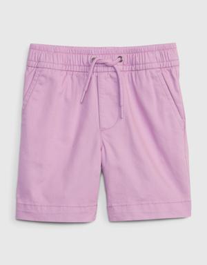 Toddler Easy Pull-On Shorts purple