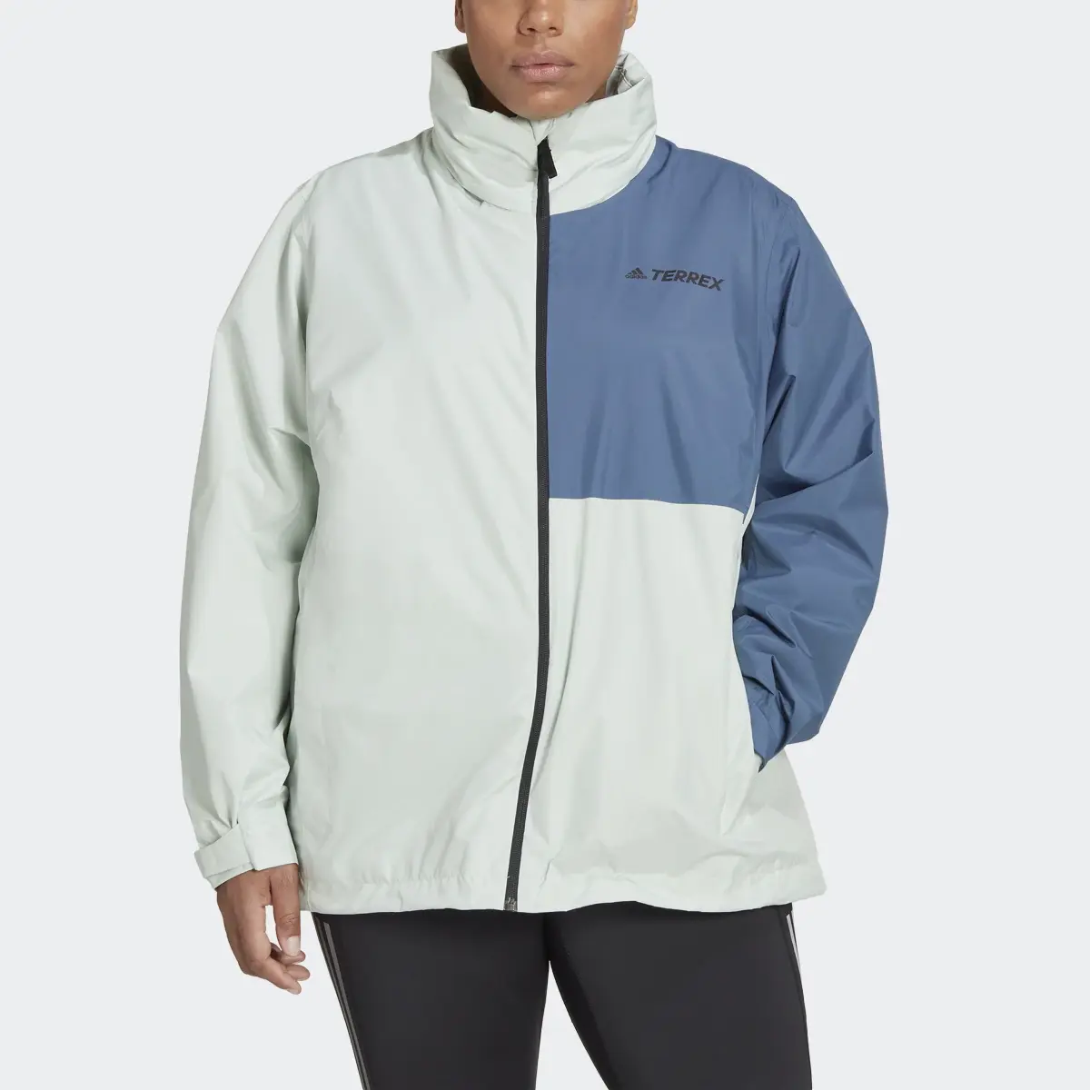 Adidas Terrex Multi RAIN.RDY Two-Layer Rain Jacket (Plus Size). 1