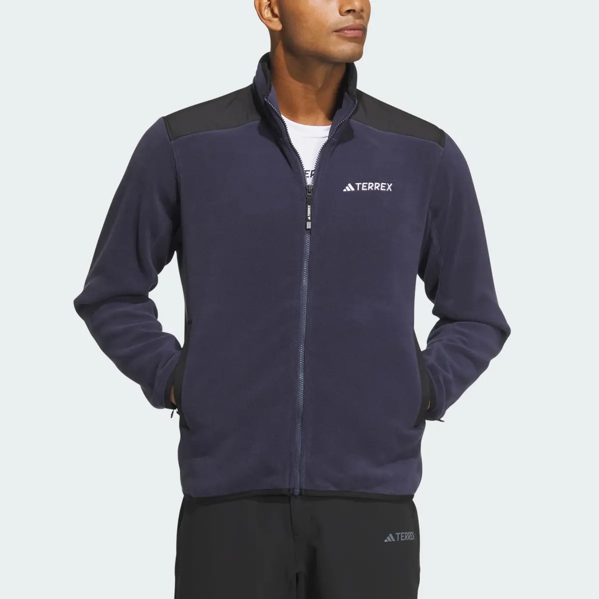 Adidas Veste polaire entièrement zippée. 1