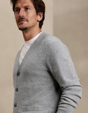 Brayden Cashmere Cardigan gray