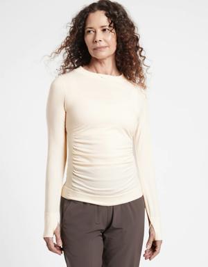 Foresthill Ascent Seamless Top beige