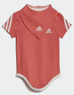 Adidas Babygro e Babete 3-Stripes