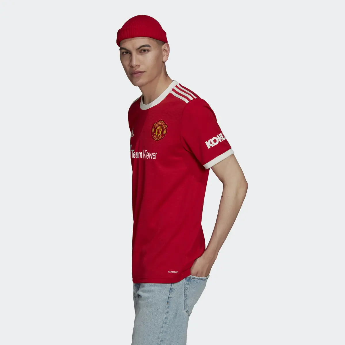 Adidas Camiseta primera equipación Manchester United 21/22. 3
