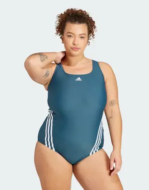 Adidas Maillot de bain 3-Stripes (Grandes tailles). 2 Adidas Maillot de bain 3-Stripes (Grandes tailles). 2
